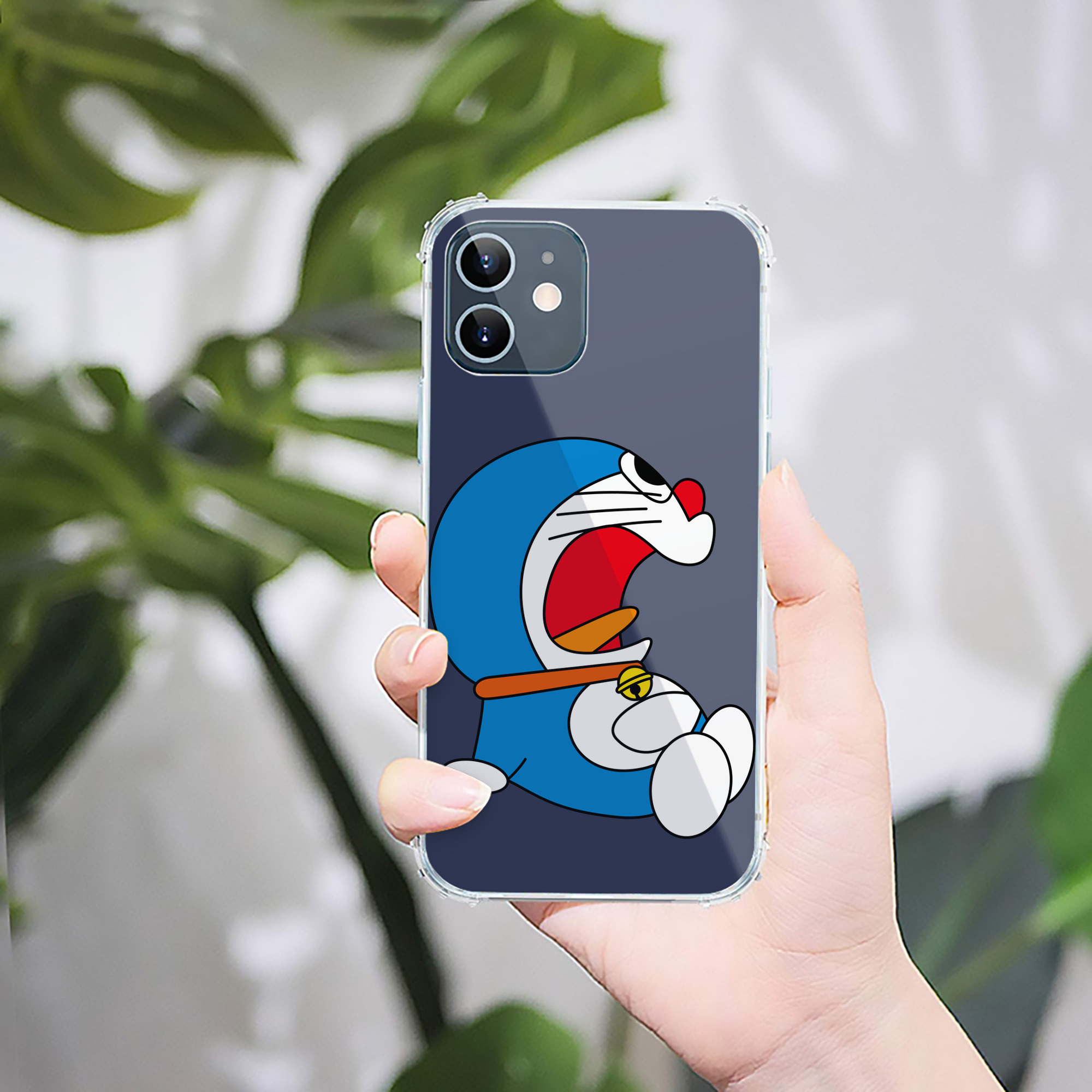 （画像用） ドラえもん Doraemon 【iPhone 12シリーズ対応】透明スマホケース（クリアソフトケース）